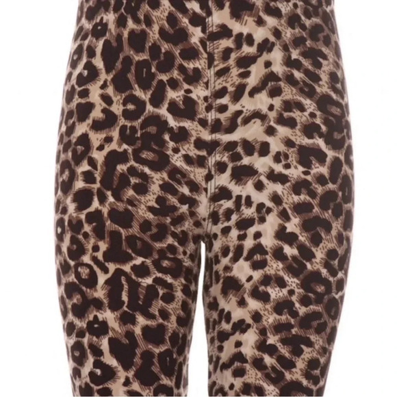 EEVEE NEW GIRLS LEGGINGS PANTS BOTTOMS LEOPARD CASUAL FALL WINTER SIZE S M - Picture 2 of 4